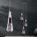 3-Light Dimmable LED Pendant Light – Black