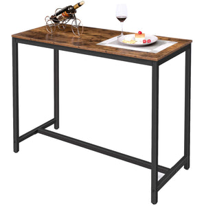 Rectangular Bar Height Table – Industrial Counter Height Dining Table