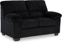 Corduroy Loveseat – Contemporary 2-Seat Sofa