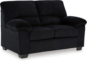 Corduroy Loveseat – Contemporary 2-Seat Sofa