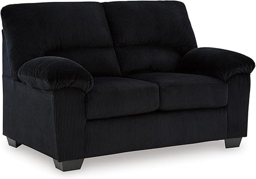 Corduroy Loveseat – Contemporary 2-Seat Sofa