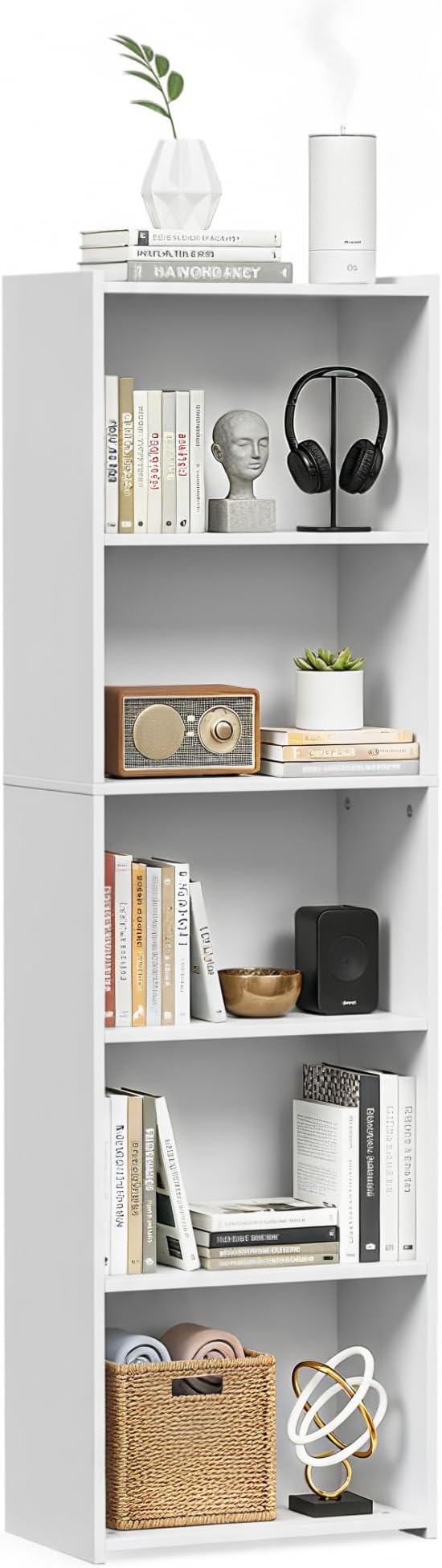 5-Tier Open Bookshelf