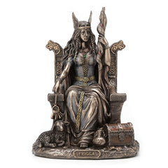 Norse Goddess Frigga Cold Cast Bronze Statue