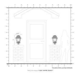 Hathaway 3-Light Outdoor Post Lantern – Bronze