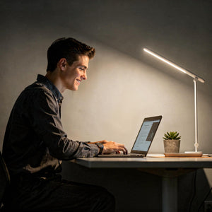 LED Desk Lamp with USB Port & Touch Control