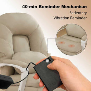 Big & Tall Ergonomic High-Back Executive Office Chair with Vibration Reminder