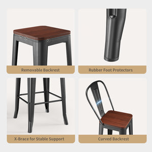 3-Piece Bar Table and Chairs Set