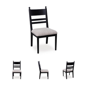 Upholstered Dining Chairs with High Back, Set of 2