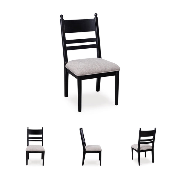 Upholstered Dining Chairs with High Back, Set of 2