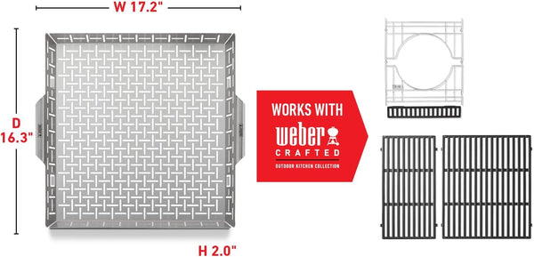 Stainless Steel Outdoor Grill Roasting Basket