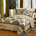 Queen Size Patchwork Quilt Set 3 Piece
