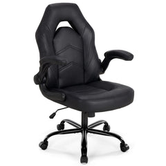Ergonomic Gaming Chair with Lumbar Support and Flip-Up Armrest