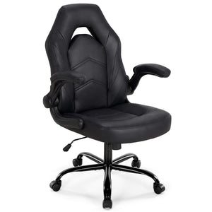 Ergonomic Gaming Chair with Lumbar Support and Flip-Up Armrest