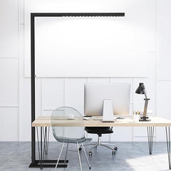 77" LED Floor Lamp – Dimmable Eye-Care Standing Lamp, 7350LM 70W, 4000K Bright Light for Living Room & Office