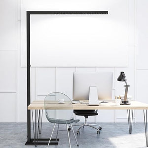 77" LED Floor Lamp – Dimmable Eye-Care Standing Lamp, 7350LM 70W, 4000K Bright Light for Living Room & Office
