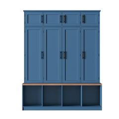 4-in-1 Entryway Hall Tree with Bench & Storage Cabinet