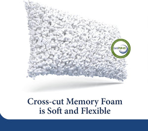Adjustable Shredded Memory Foam Pillow – Bamboo Cover, Queen & King Sizes