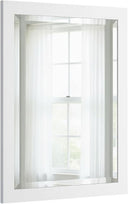 24" x 30" Beveled Bathroom Vanity Mirror – Wood Frame