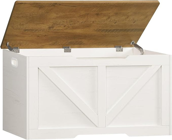 Storage Chest with Safety Hinges