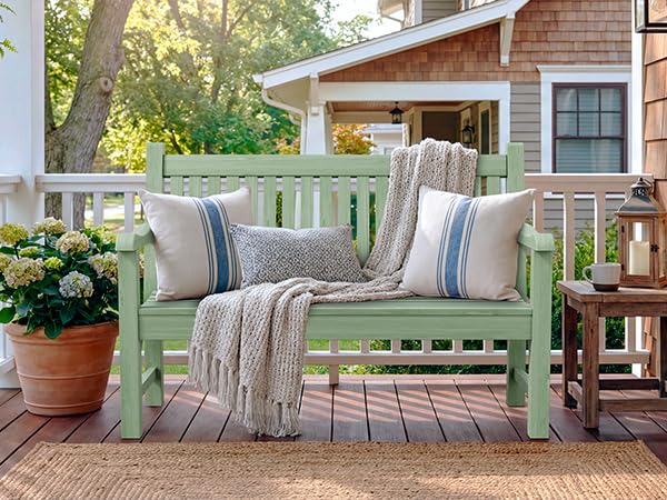 2-Person Outdoor Poly Lumber Bench
