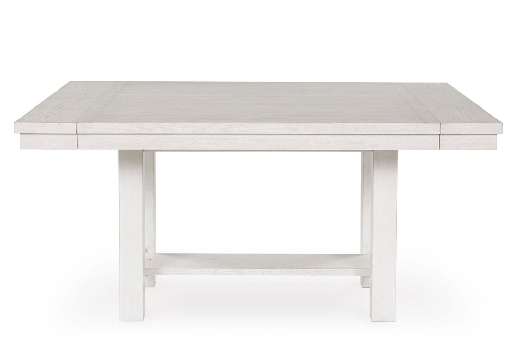 Extendable Farmhouse Dining Table with Removable Leaves – Seats 8