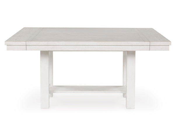 Extendable Farmhouse Dining Table with Removable Leaves – Seats 8