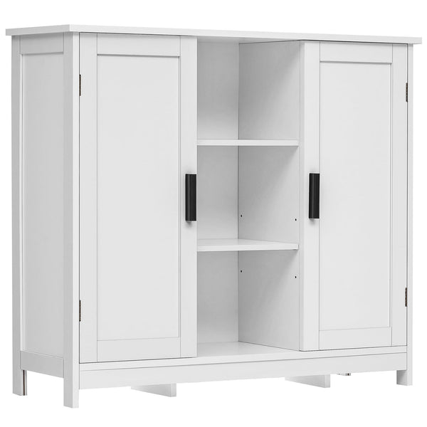 Storage Cabinet with 2 Doors & 4 Shelves
