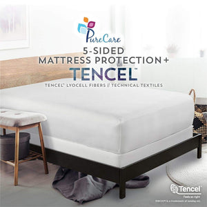 TENCEL 5-Sided Mattress Protector – Waterproof, Allergen & Moisture Barrier
