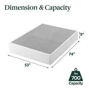 9-Inch Bifold Box Spring – Folding Mattress Foundation