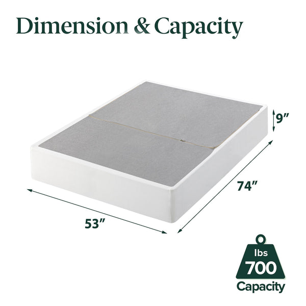 9-Inch Bifold Box Spring – Folding Mattress Foundation
