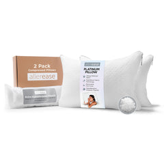 Adjustable Allergen-Barrier Pillow 2-Pack – Standard/Queen