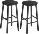 Industrial Bar Stools Set of 2 – Counter Height Kitchen Island Chairs