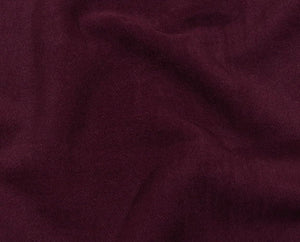 Wine Wool Blend Coating Fabric – Heavy Weight, 59" Wide