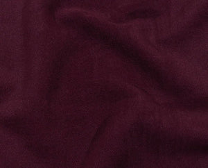 Wine Wool Blend Coating Fabric – Heavy Weight, 59" Wide