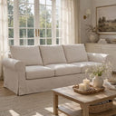 3-Seater Sofa with Removable Slipcover & High Back Support