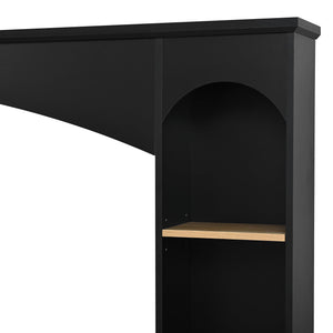91" Arched Entertainment Center Wall Unit