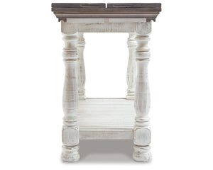 Farmhouse Flip Top Sofa Table – Gray & White