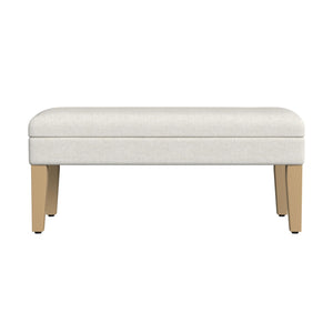 Upholstered Storage Ottoman Bench with Hinged Lid