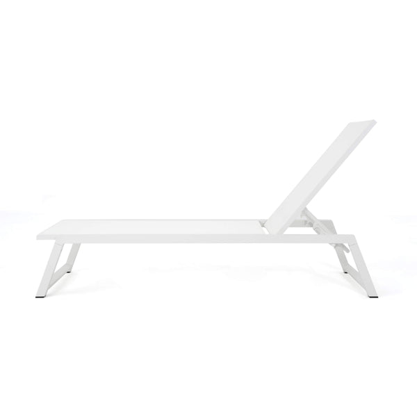 Outdoor Mesh Chaise Lounges Set of 2