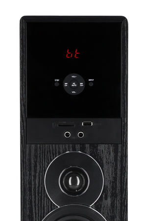 Powered Home Theater Tower Speaker System with 10" Subwoofers & Karaoke