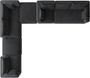 108" Modular L-Shaped Cloud Sectional Sofa