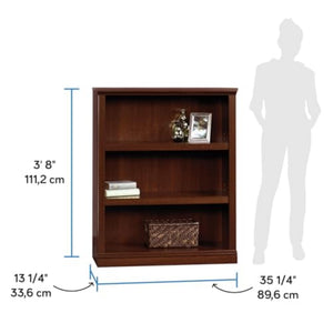 3-Shelf Adjustable Bookcase