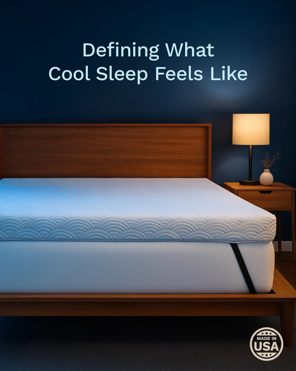 4-Inch Active Cooling Memory Foam Mattress Topper