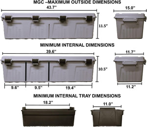 Mobile Gear Crate – 81 Qt Wheeled Storage