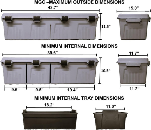 Mobile Gear Crate – 81 Qt Wheeled Storage