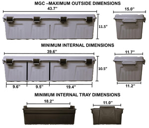 Mobile Gear Crate – 81 Qt Wheeled Storage