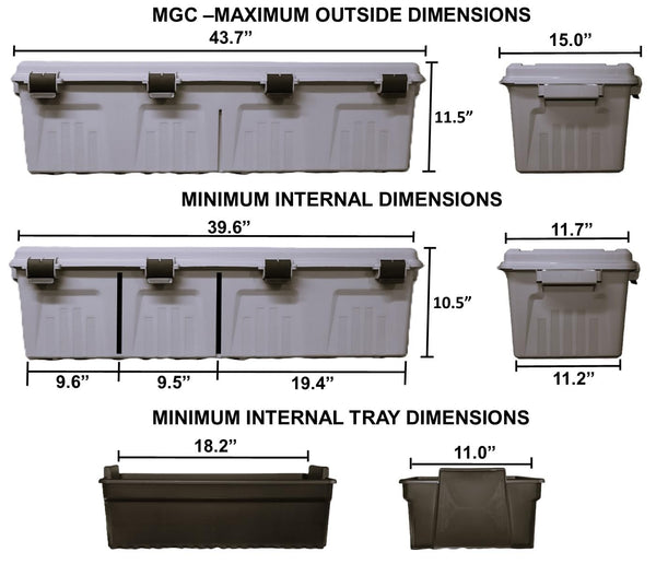 Mobile Gear Crate – 81 Qt Wheeled Storage