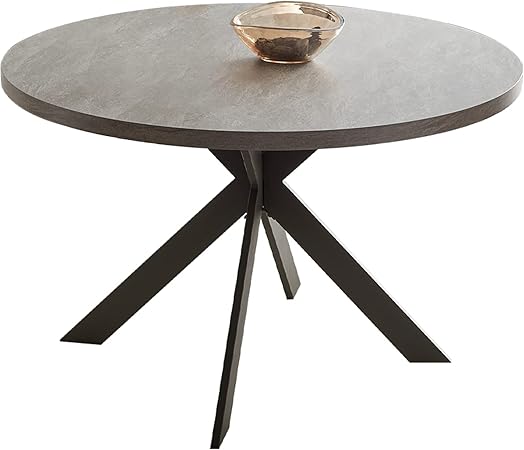 47" Round Dining Table Set with Chairs – Mid-Century Modern, Seats 4–6