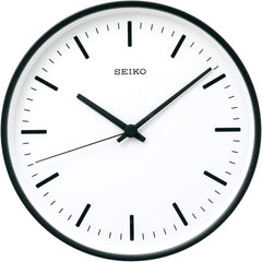 Black Analog Radio Wave Wall Clock