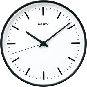 Black Analog Radio Wave Wall Clock